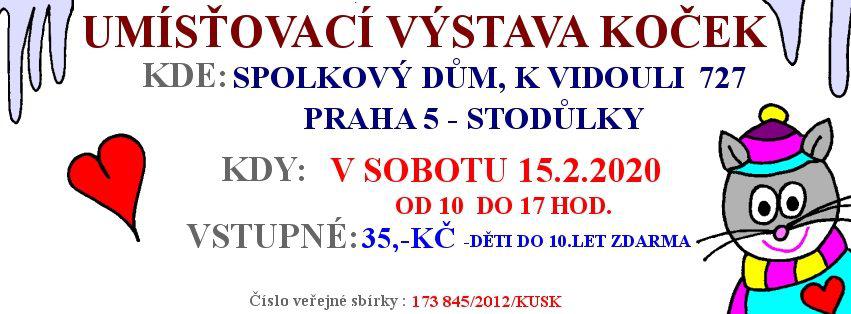 Umisovac vstava koek Praha Stodlky - 15. nora 2020