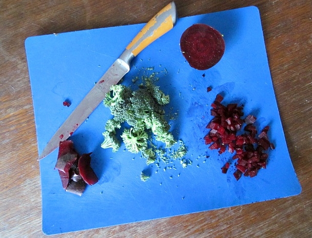 Vame pro koky: recept na hovz mozaiku - nachystme zeleninu