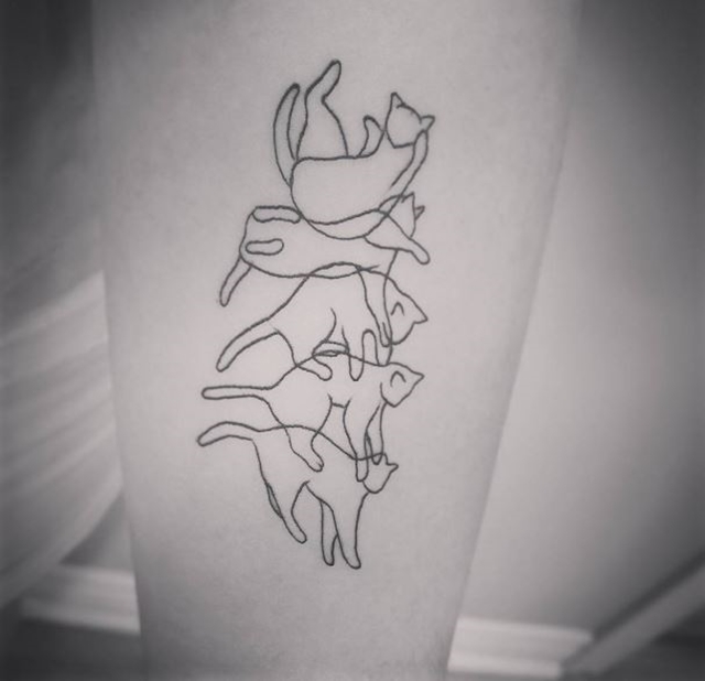 Koi tetovn / Cat tattoo