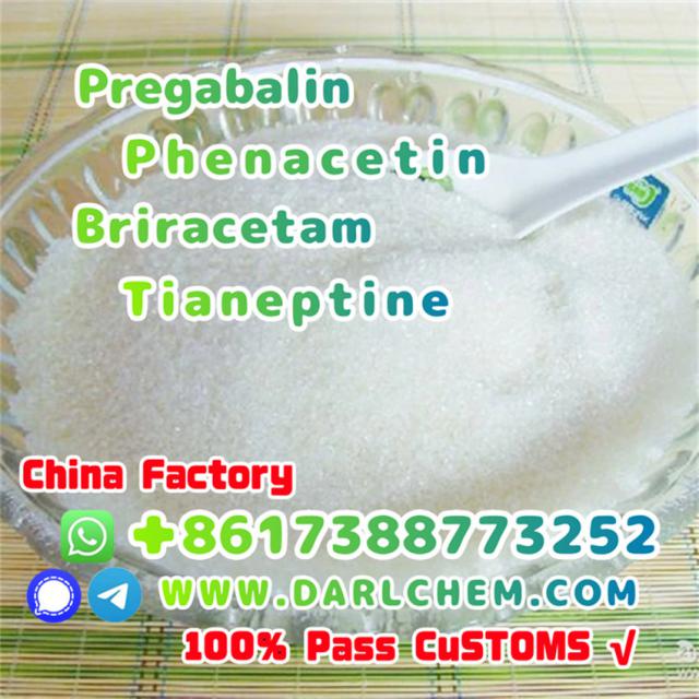 pregabalin Briracetam Tianeptine raw Powder 148553-50-8 China Factory