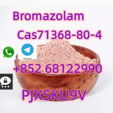 whatsapp+852 68122990Supply high quality Bromazolam cas 71368-80-4