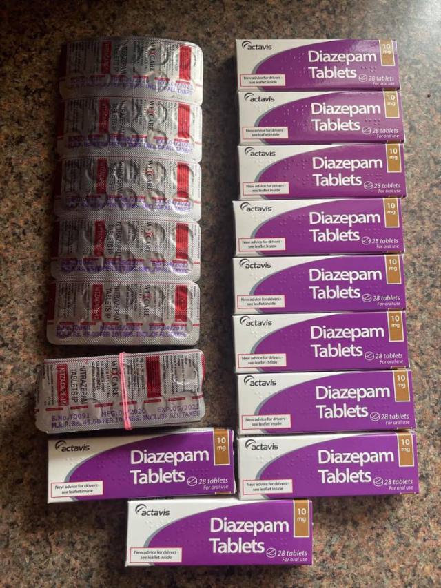 Neurol, Frontin, Rivotril, Diazepam, Lexaurin, Valpro�t Klacid, Ofloxin, Olanzapin
